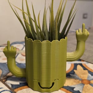 Cactus Pennhållare - STL 3D Objekthållare - Kaktus Stiftehalter - Cactus Pennhållare - Objekthållare - Pot à crayons cactus - Object 3D