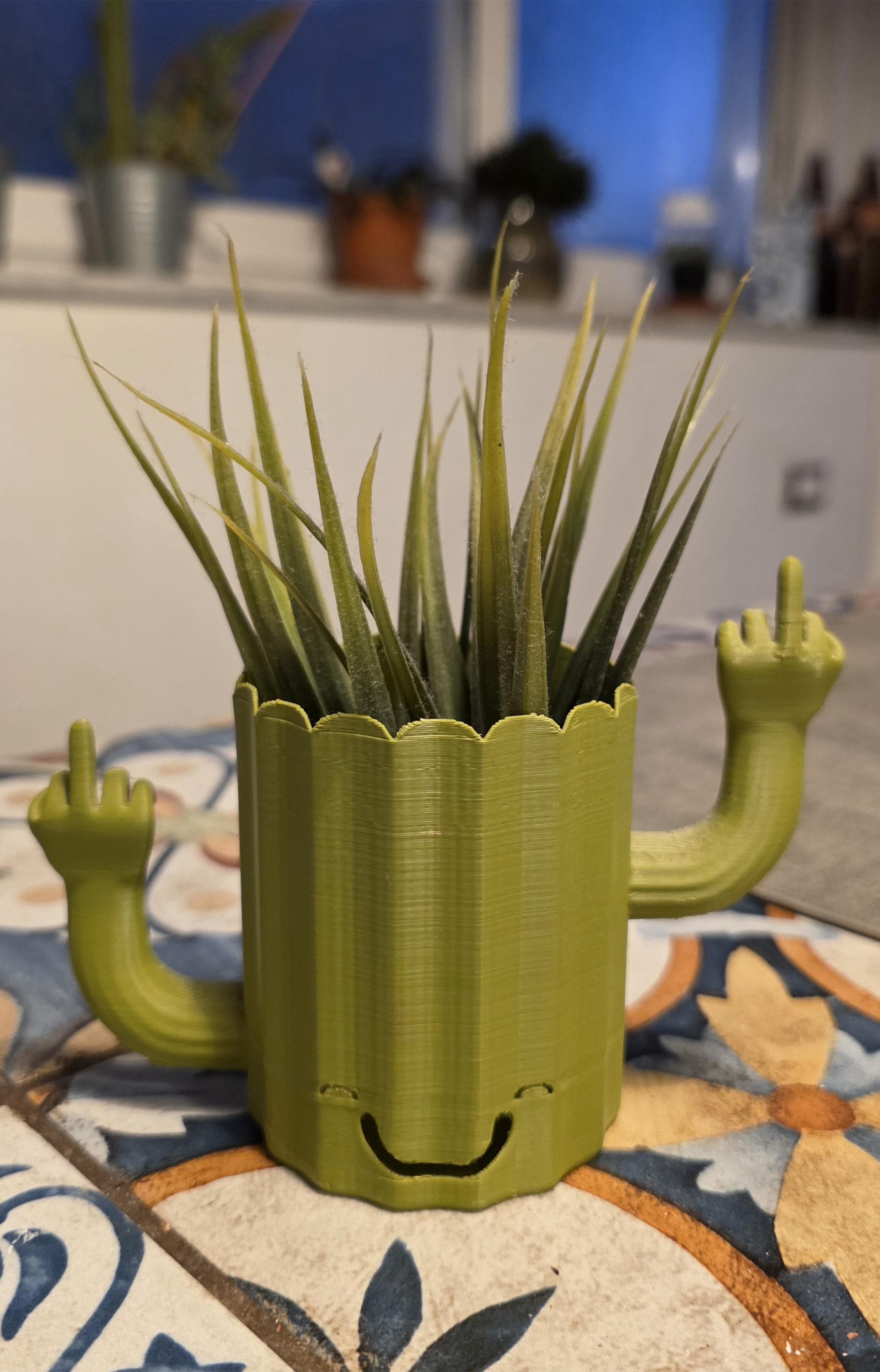 Kaktus-Stifthalter  STL 3D-Objekthalter  Kaktus Stiftehalter  Kaktus- Stifthalter  Objekthalter  Topf fr Buntstifte Kaktus  Objekt 3D -  Etsy.de