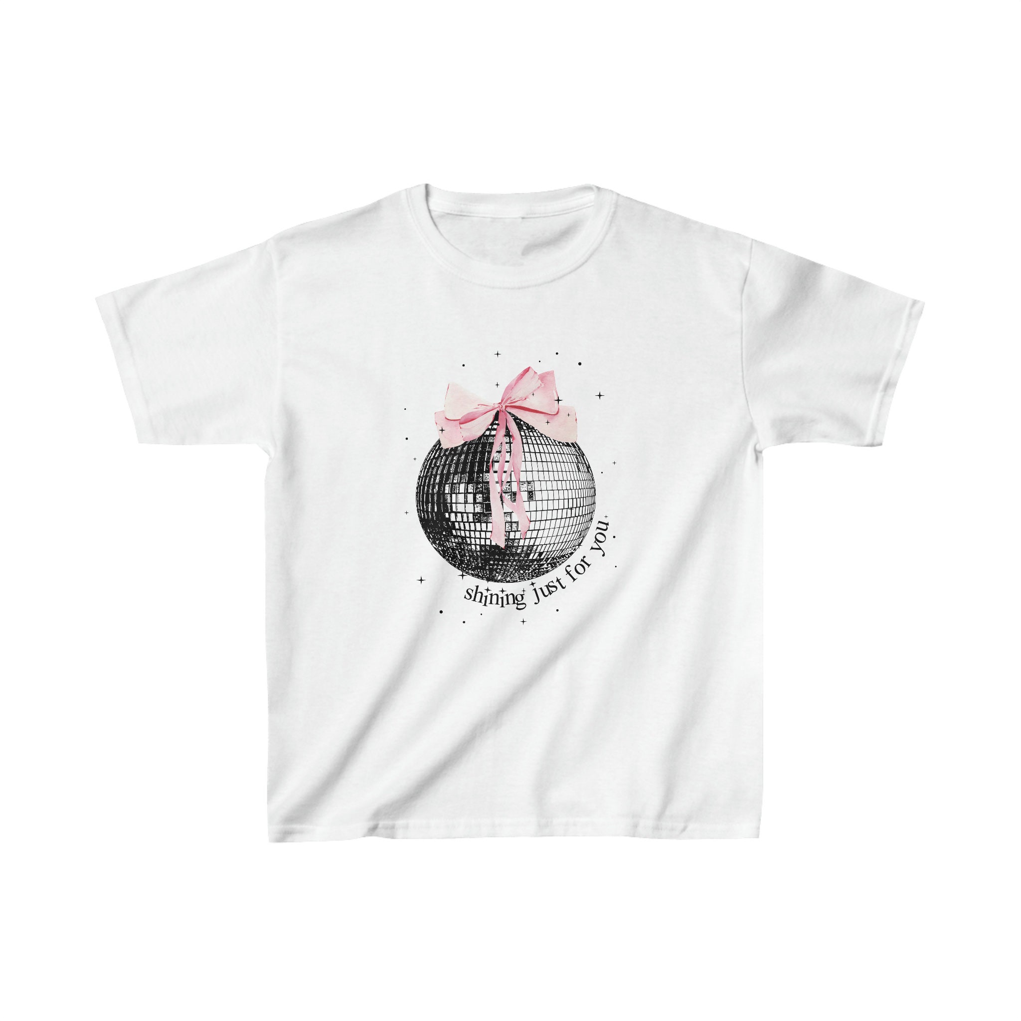 Retro Coquette Bow T-shirt Kawaii Pink Bows Cute Pretty Tee 2000s