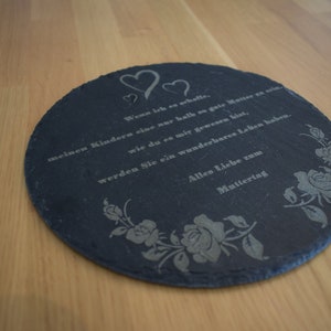 Slate Plate Engraved