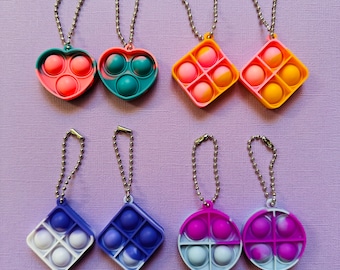 Mini Poppit Keychain Set – Friend Gift