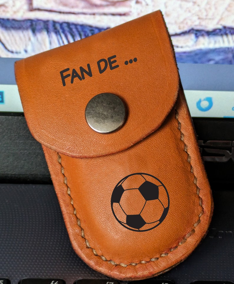 étui cuir pour clé USB, USB key leather image 7