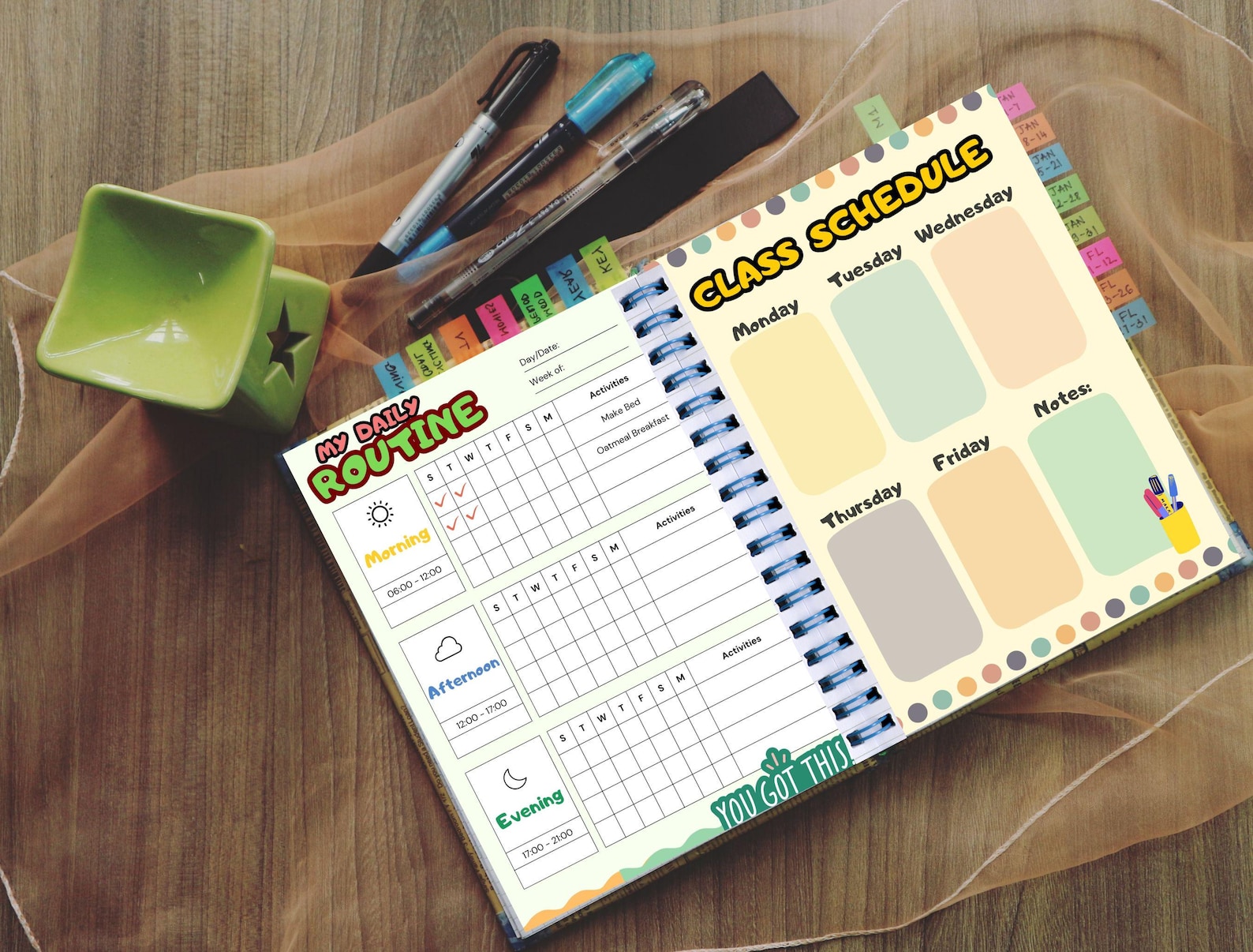 Editable Homeschool Planner Printable Bundle Template Lesson Plan Pages ...
