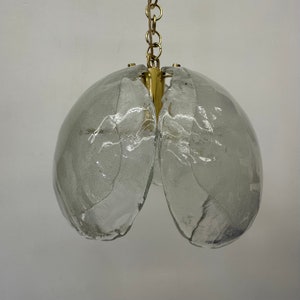Lustre de vidro Murano projetado por Kaiser, Alemanha, década de 1960