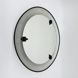 French illuminated mirror by Mathieu Mategot , 1950s