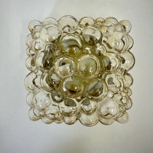 Helena tynell bubble glass flush mount ceiling lamp , 1970’s Germany