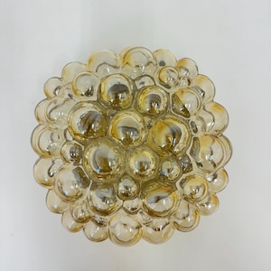 Helena tynell bubble glass flush mount ceiling lamp , 1970’s Germany