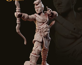 DnD Arena Bowman -Dungeons And Dragons 5e  Gladiators / RPG Tabletop Miniature Enemy / Pathfinder Mini