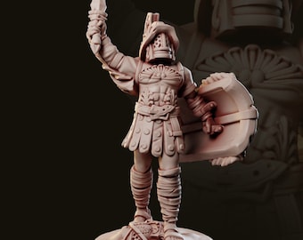 DnD Gladiator Miniature – Arena Fighter, Dungeons and Dragons 5e