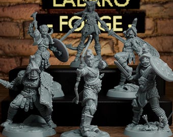 DnD Gladiator Pack - RPG Tabletop Figther Minis!