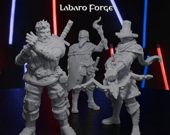 DnD Witch Hunters - RPG Tabletop Miniature Witch/Monster Hunter Pack!
