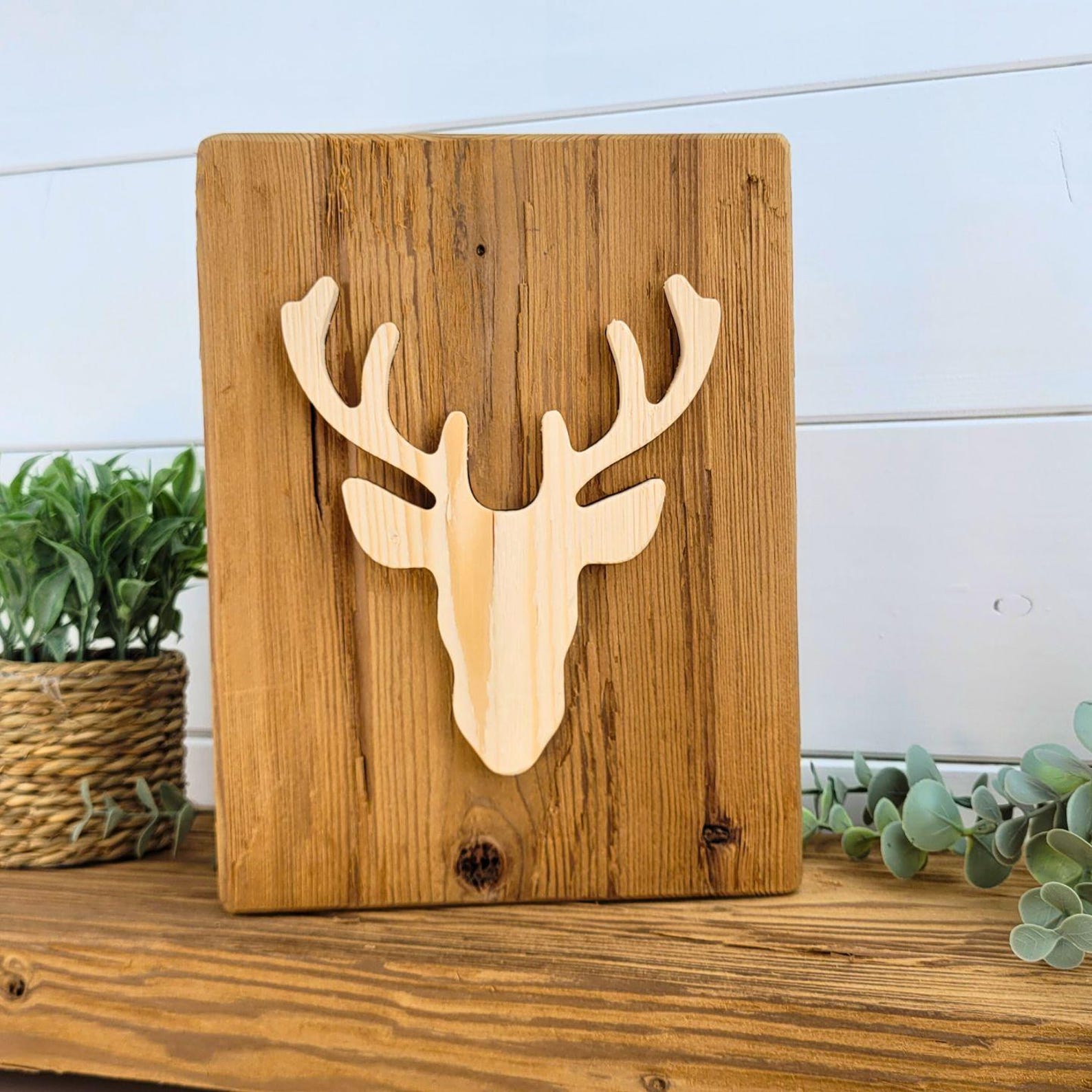 Rustic Wooden Beam Sign | Reclaimed Wood Design | Solid Wood Wall ...