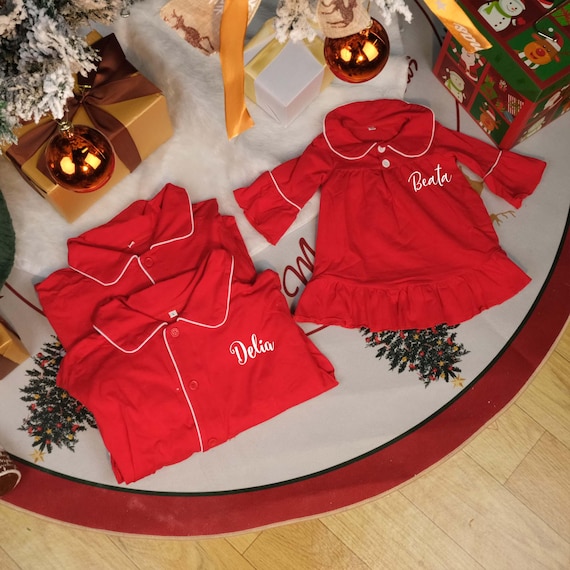 Santa squad pajamas shop