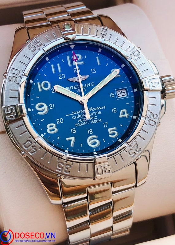 BREITLING SUPEROCEON chronometre Blue Dial  42MM … - image 3