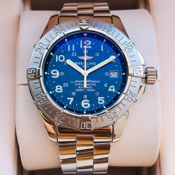 BREITLING SUPEROCEON chronometre Blue Dial  42MM … - image 1