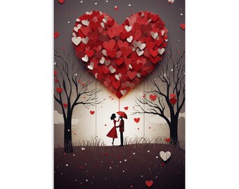 Valentine's card I greeting card I gift card I postcard