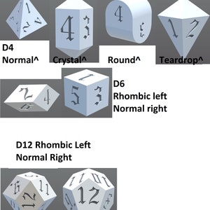 Customisable RPG Dice Masters Set 7pcs image 5