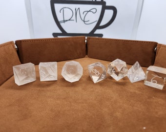 Conjunto de dados RPG personalizáveis Dice Masters com 7 peças