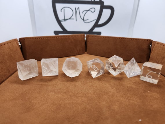 Custom Dice Masters Set | Raw to Polished Options | Resin Dice Making Tool