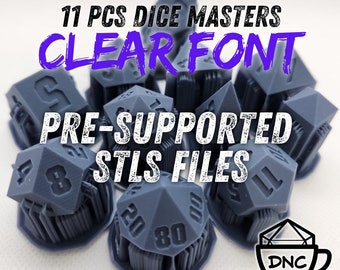 Conjunto de dados RPG Sharp Edge - Arquivos STL para impressão 3D (Download digital)