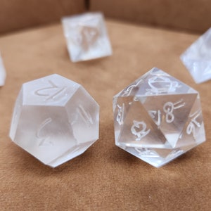 Customisable RPG Dice Masters Set 7pcs image 2