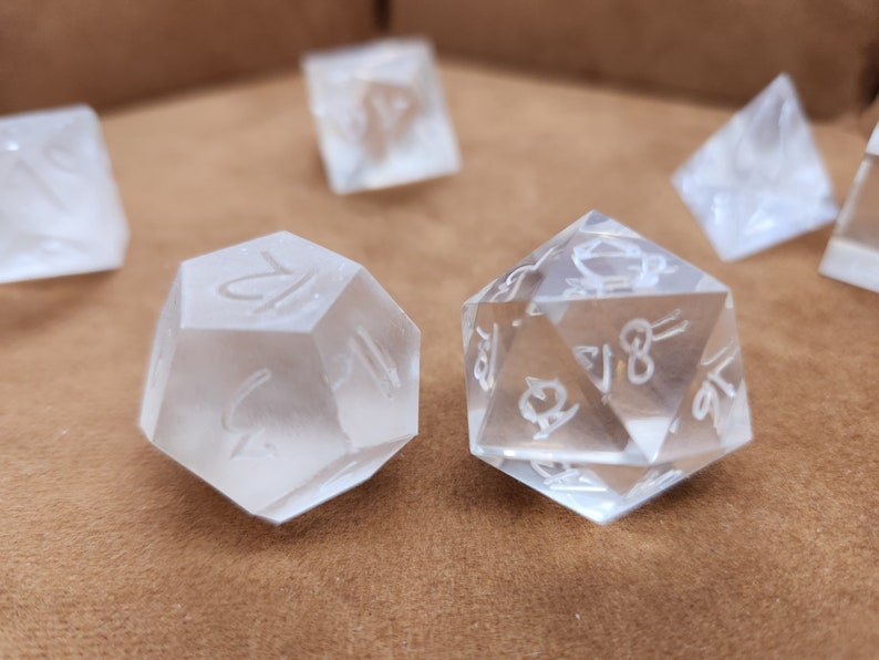 Customisable RPG Dice Masters Set 7pcs image 2