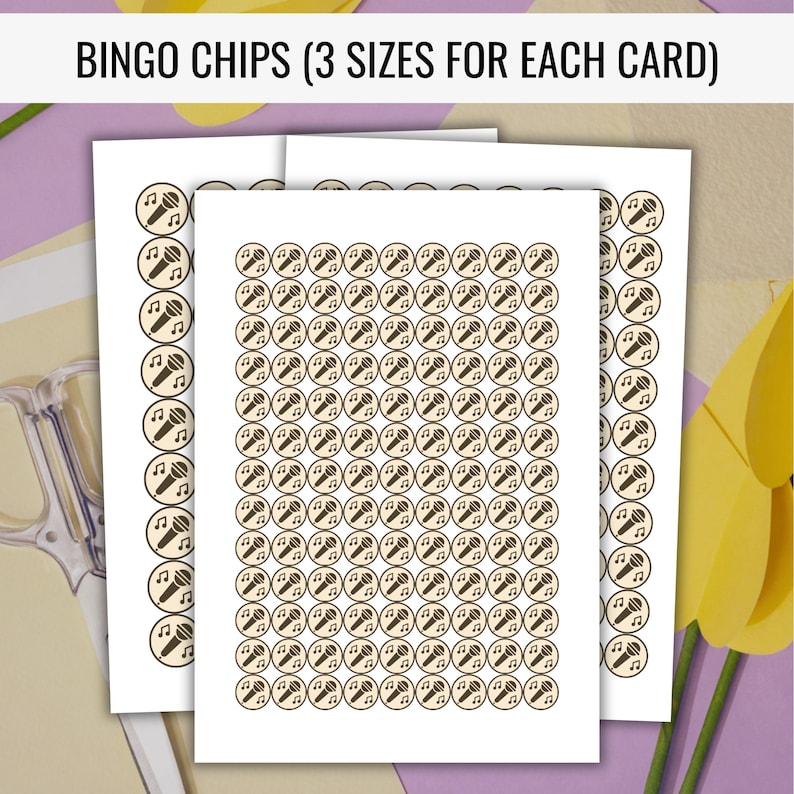 70s 80s 90s Party Hits Bingo Game Cards Music Bingo Game Card Music Party Game Card Unique Cards Printable Digital Download Spotify Playlist image 9