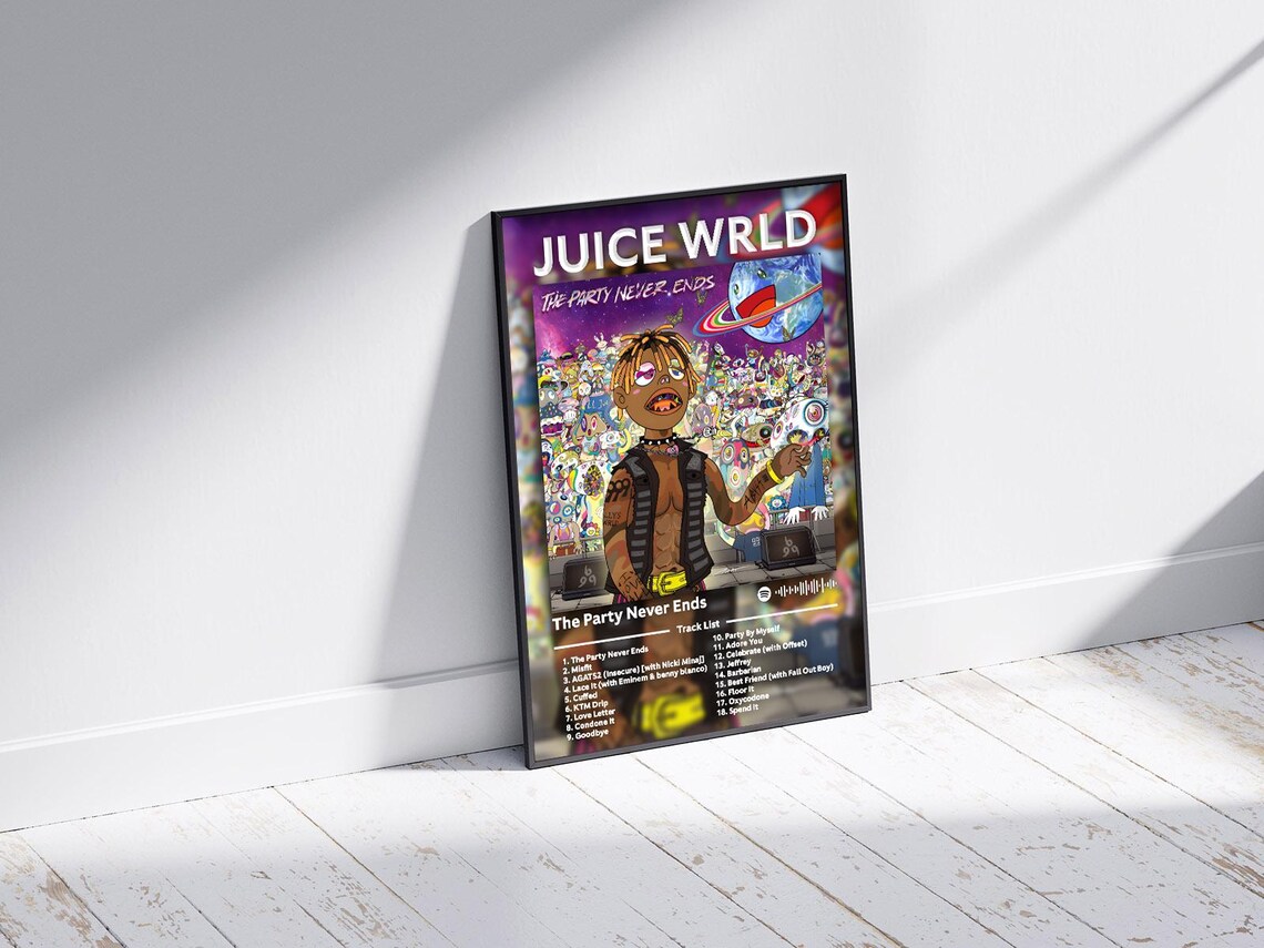 Juice WRLD Poster - the Party Never Ends (TPNE) ULTRA High Res ...