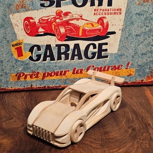 Mini Sport Car, Wooden Car, Wooden Sport Car, Birthday Gifts for Kids, Wooden Toys, Decorative toys