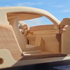 Macchinina per bambini, giocattoli decorativi, giocattoli in legno, giocattoli da esterno, giocattoli sicuri per bambini, regalo per il 3° compleanno, giocattoli sani