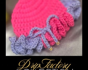 Crochet Toddler Ruffled Hat Pattern