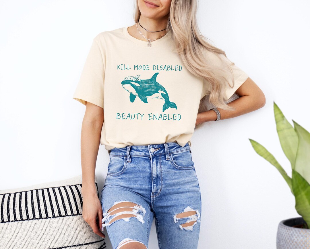 Funny Orca Whale With Ribbon PNG SVG, Retro Animal Illustration ...