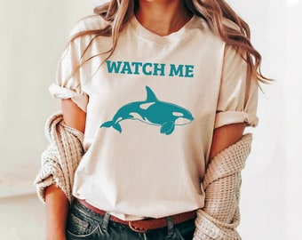 Orca Wal PNG SVG Design Digitaler Download, Meme Sublimation PNG zum Drucken und Schneiden, transparenter Hintergrund, T-Shirt / Becher / Poster Design