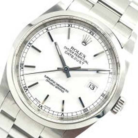 ROLEX Oyster Perpetual Datejust 16200 F number whi