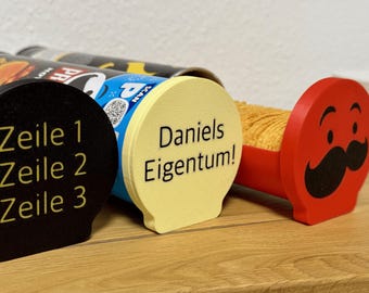 Pringles Chipshalter mit personalisiertem Deckel – Praktische Snackhilfe, Chipsspender, Pringles Schale, Pringles Hülse