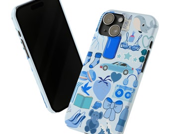 Loved by Blue iPhone Case