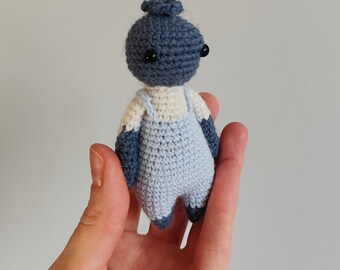 Handgestricktes Blueberry Plüschtier