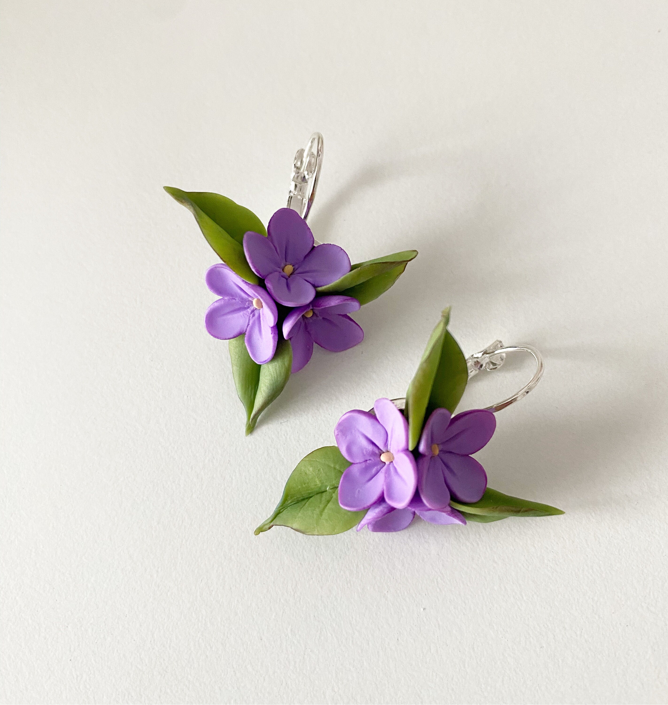 Dark Lilac Lambrusco Earrings main image 1
