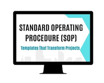 SOP-sjabloon standaardprocedure (SOP-sjabloon Word, SOP-document, Business sop, sop-compliance, beste sop-sjabloon)