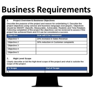 Business Requirements Document BRD (Word) PMI APM PRINCE2