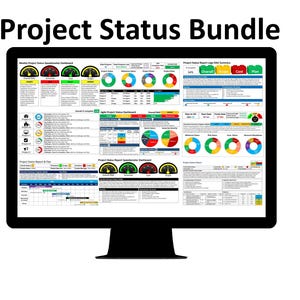 Project Status Report Collection (37 Amazing Project Status Report Dashboards Project Reporting, Project Health, Project KPI)