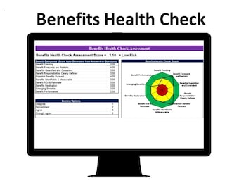 Benefits Health Check Project Assessment Tool (Excel) PMI APM PRINCE2