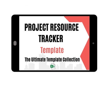 Project Resource Tracker Log (Excel) PMI APM PRINCE2