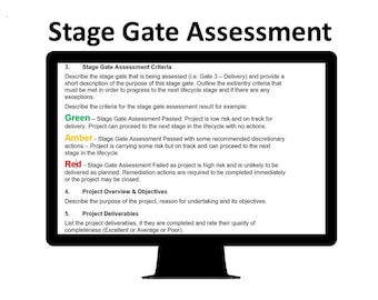 Project Stage Gate Assessment Phase Review (Word) PMI APM PRINCE2