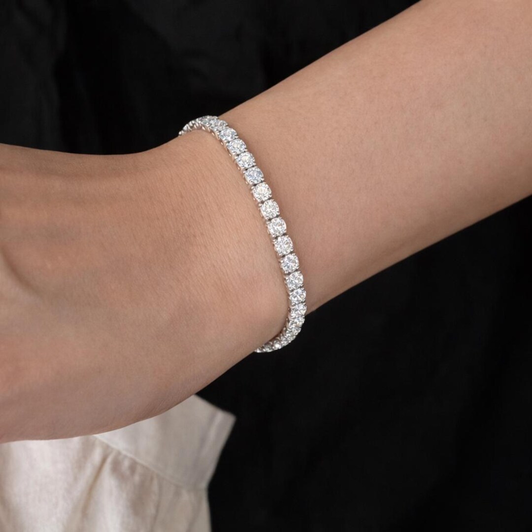 Vintage SV925製ジルコニアサモアナイトCZ ブレスレット | ヤマダ 
