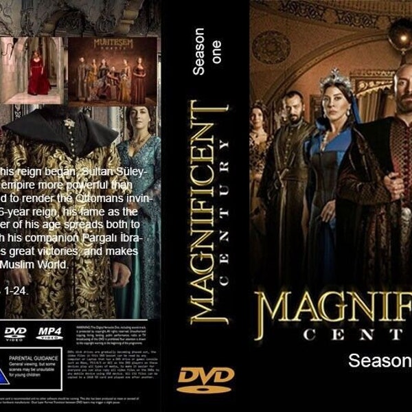 Magnificent Century HD DVD Alle 4 Staffeln 139 Folgen - EnglischeUntertitel (UK)