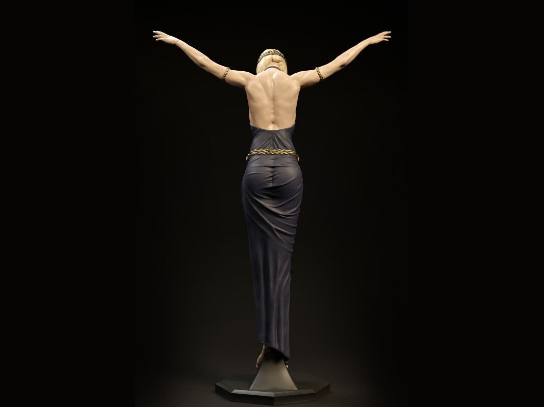 Marika Statue, 3D Model, Stl File for 3D Printers, Digital File, Comics