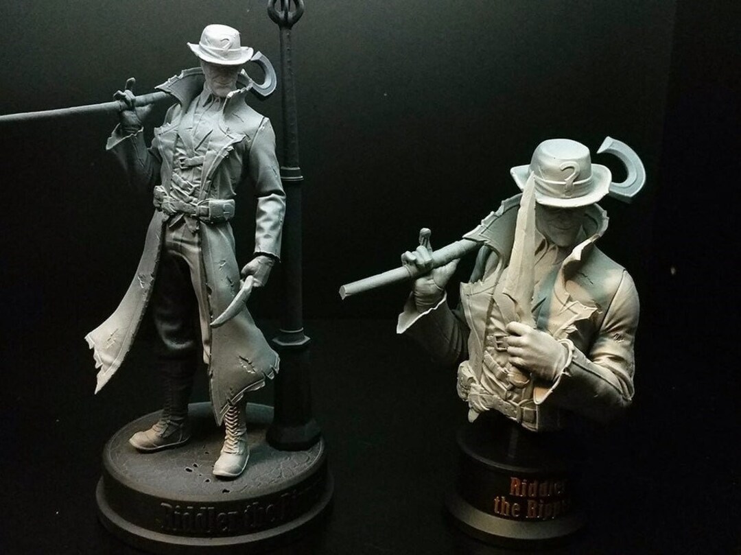 Riddler Statue, 3D Model, Stl File for 3D Printers, Digital File ...