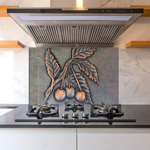Kitchen Glass Splashback, Tempered Glass Kitchen Fruits Backsplash  Kitchen Backsplash, Cooker Panel Waterproof, Kitchen Splashback