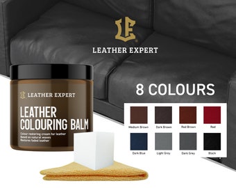 Leather Balm Leather Care Color Refresher for Smooth Leather 250ml 12 Colors Leather Expert